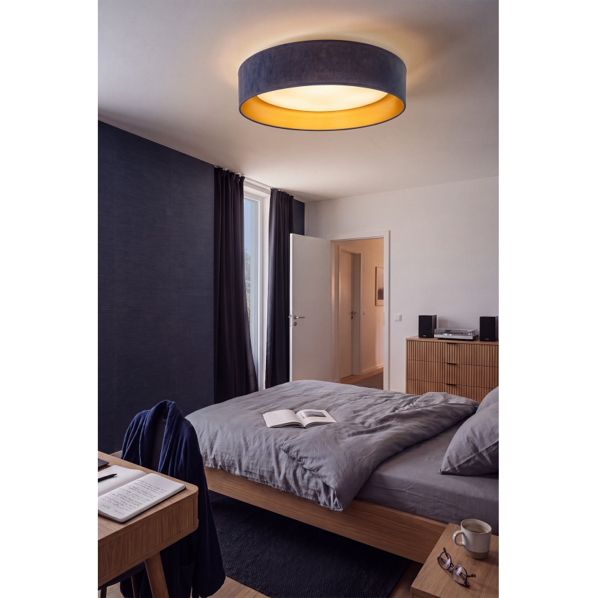 Brilagi - Plafonieră LED VELVET SIMPLE LED/24W/230V 3000K Ø 45 cm, albastru