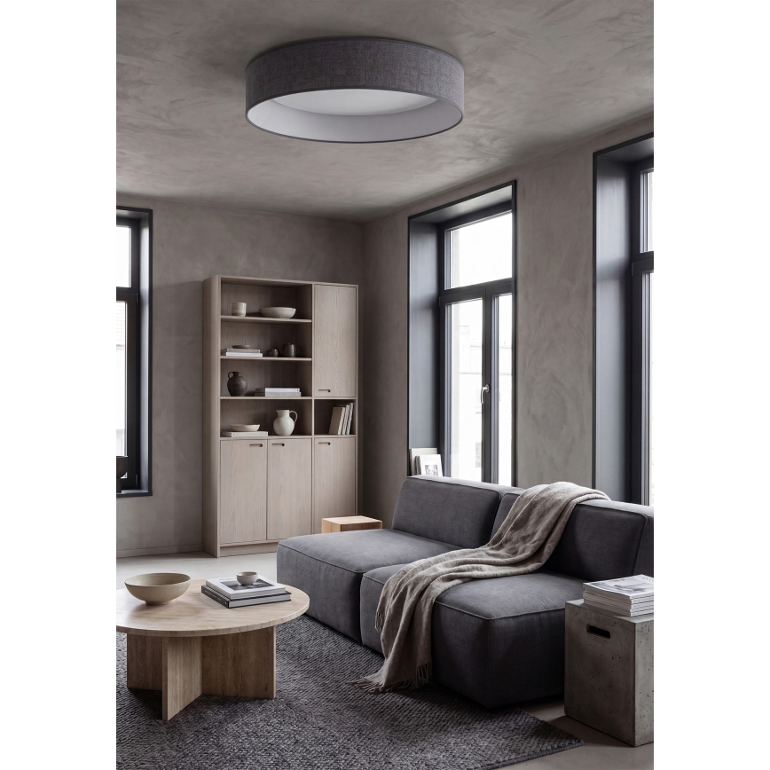 Brilagi - Plafonieră LED VELVET SIMPLE LED/24W/230V 3000K Ø 45 cm gri