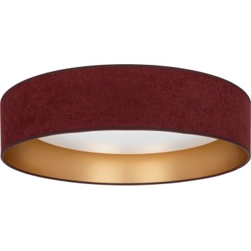 Brilagi - Plafonieră LED VELVET SIMPLE LED/24W/230V 3000K Ø 45 cm vișiniu/auriu