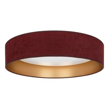 Brilagi - Plafonieră LED VELVET SIMPLE LED/24W/230V 4000K Ø 45 cm vișiniu/auriu