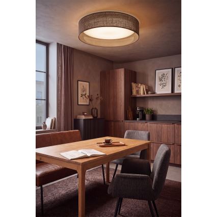 Brilagi - Plafonieră LED VELVET SIMPLE LED/36W/230V 3000K Ø 55 cm maro