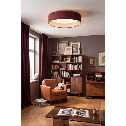 Brilagi - Plafonieră LED VELVET SIMPLE LED/36W/230V 3000K Ø 55 cm vișiniu