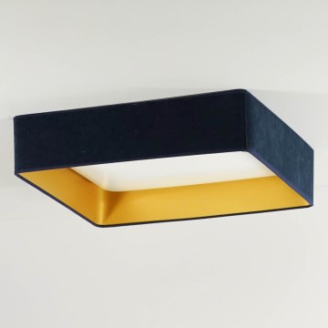 Brilagi - Plafonieră LED VELVET SQUARE, 24W/230V, 43x43 cm, bleumarin