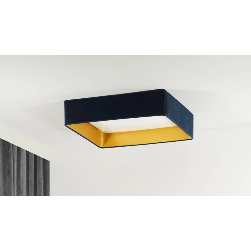 Brilagi - Plafonieră LED VELVET SQUARE, 24W/230V, 43x43 cm, bleumarin