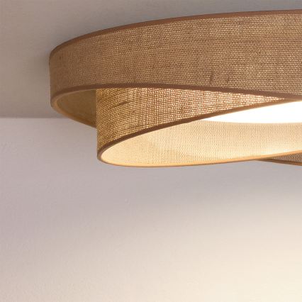 BRILAGI - Plafonieră LED VELVET TWIST LED/24W/230V 4000K diam. 55 cm bej