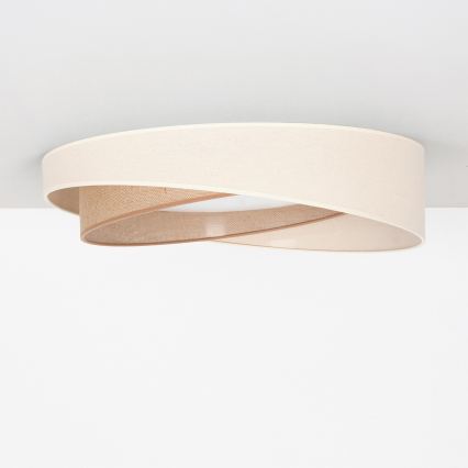 BRILAGI - Lampă de tavan cu LED VELVET TWIST LED/24W/230V 4000K Ø 55 cm crem/bej