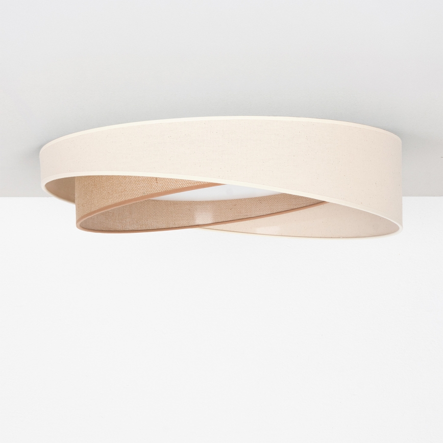 BRILAGI - Lampă de tavan cu LED VELVET TWIST LED/24W/230V 4000K Ø 55 cm crem/bej