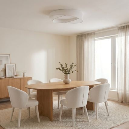 BRILAGI - Plafonieră LED VELVET TWIST LED/24W/230V 4000K Ø 55 cm alb