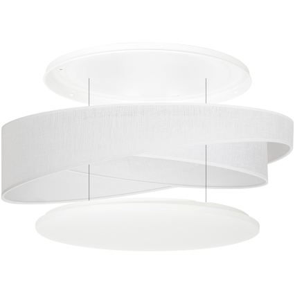 BRILAGI - Plafonieră LED VELVET TWIST LED/24W/230V 4000K Ø 55 cm alb