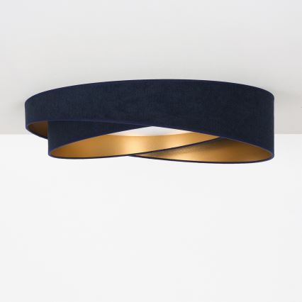 BRILAGI - Plafonieră LED VELVET TWIST LED/24W/230V 4000K Ø 55 cm albastru/auriu