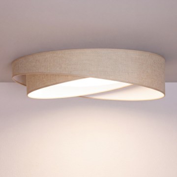 BRILAGI - Plafonieră LED VELVET TWIST LED/24W/230V 4000K Ø 55 cm bej