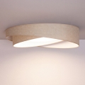 BRILAGI - Plafonieră LED VELVET TWIST LED/24W/230V 4000K Ø 55 cm bej