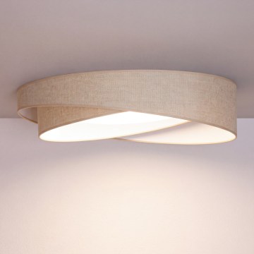 BRILAGI - Plafonieră LED VELVET TWIST LED/24W/230V 4000K Ø 55 cm bej