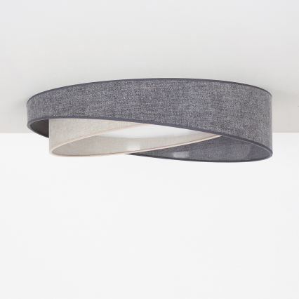 BRILAGI - Plafonier LED VELVET TWIST LED/24W/230V 4000K Ø 55 cm gri/crem