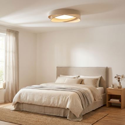 BRILAGI - Plafonieră LED VELVET TWIST LED/24W/230V 4000K Ø 55 cm crem/bej
