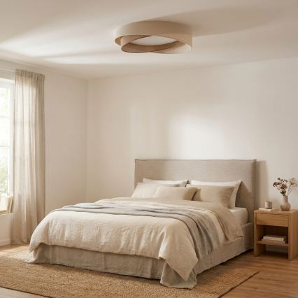 BRILAGI - Plafonieră LED VELVET TWIST LED/24W/230V 4000K Ø 55 cm crem/bej