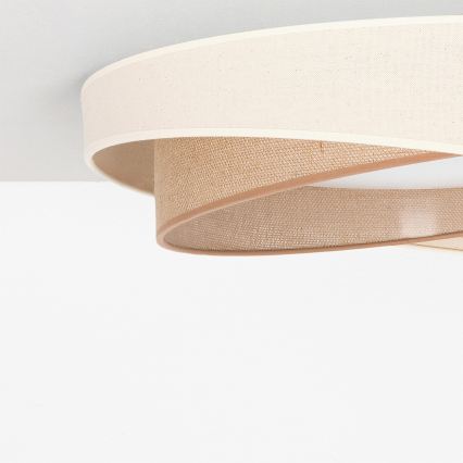 BRILAGI - Plafonieră LED VELVET TWIST LED/24W/230V 4000K Ø 55 cm crem/bej