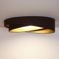 BRILAGI - Plafonieră LED VELVET TWIST LED/24W/230V 4000K Ø 55 cm maro/auriu