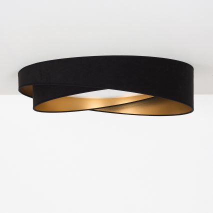 BRILAGI - Plafonieră LED VELVET TWIST LED/24W/230V 4000K Ø 55 cm negru/auriu