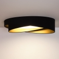 BRILAGI - Plafonieră LED VELVET TWIST LED/24W/230V 4000K Ø 55 cm negru/auriu