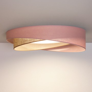 BRILAGI - Plafonieră LED VELVET TWIST LED/24W/230V 4000K Ø 55 cm roz/bej