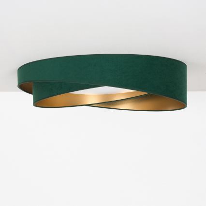 BRILAGI - Plafonieră LED VELVET TWIST LED/24W/230V 4000K Ø 55 cm verde/auriu