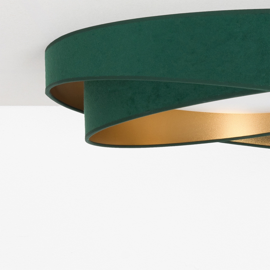 BRILAGI - Plafonieră LED VELVET TWIST LED/24W/230V 4000K Ø 55 cm verde/auriu