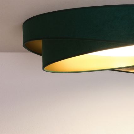 BRILAGI - Plafonieră LED VELVET TWIST LED/24W/230V 4000K Ø 55 cm verde/auriu