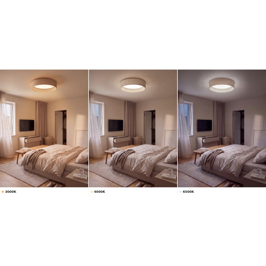 Brilagi - Plafonieră LED VELVET VARI LED/24W/230V 3000/4000/6500K Ø 45 cm bej