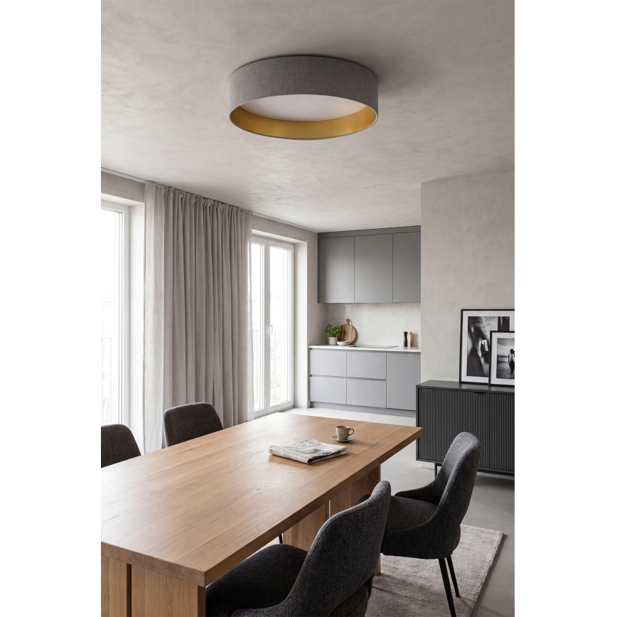 Brilagi - Plafonieră LED VELVET VARI LED/24W/230V 3000/4000/6500K Ø 45 cm gri/auriu