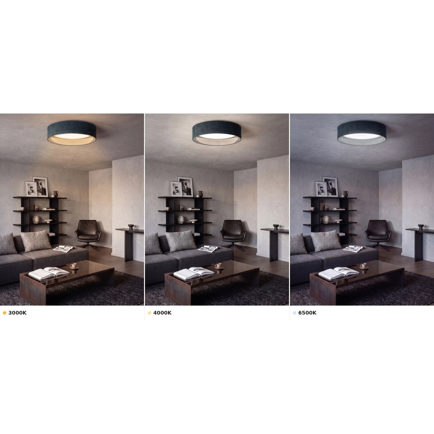 Brilagi - Plafonieră LED VELVET VARI LED/24W/230V 3000/4000/6500K ø 45 cm verde