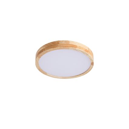 Brilagi - Plafonieră LED WOODLINE LED/24W/230V 3000/4000/6000K, stejar, diam. 30 cm