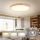 Brilagi - Plafonieră LED WOODROUND, 40W, 230V, 3000/4000/6000K, diametru 60 cm, lemn, CRI 90