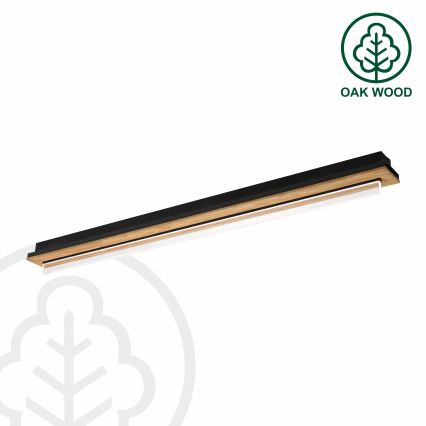 Brilagi - Plafonieră LED WOODY FLAT LED/25W/230V stejar/negru