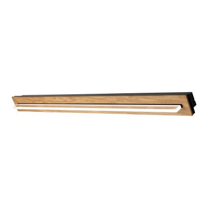 Brilagi - Plafonieră LED WOODY FLAT LED/25W/230V stejar/negru
