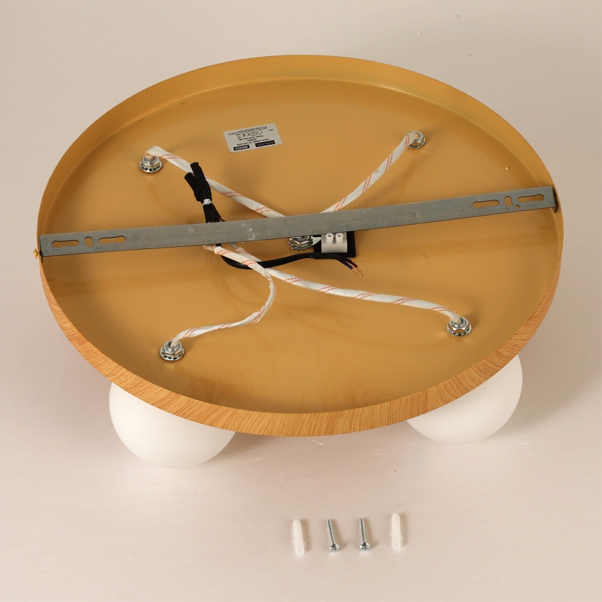 Brilagi - Plafonieră LUND WOOD 5xG9/9W/230V, Ø 40 cm, lemn