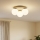 Brilagi - Plafonieră MILO ECRU 1xE27/60W/230V diam. 15 cm bej/auriu