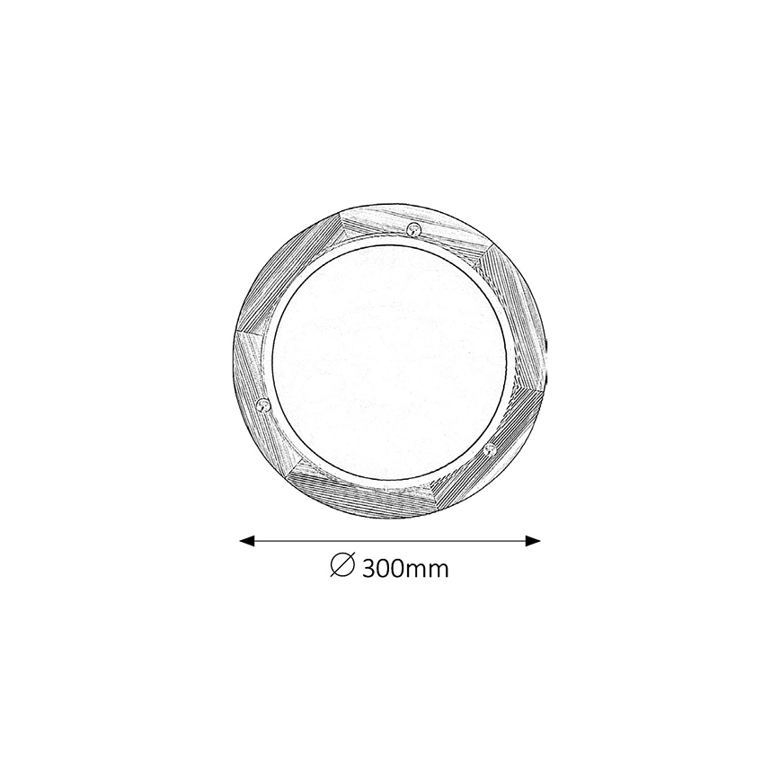 Brilagi - Plafonieră ORBIS 1xE27/60W/230V Ø 30 cm, pin