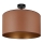 Brilagi - Plafonieră OREGON ROLLER VEGE 1xE27/15W/230V diametru 45 cm, maro