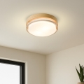 Brilagi - Plafonieră ORINO 2xE27/40W/230V Ø 27 cm decor lemn/stejar