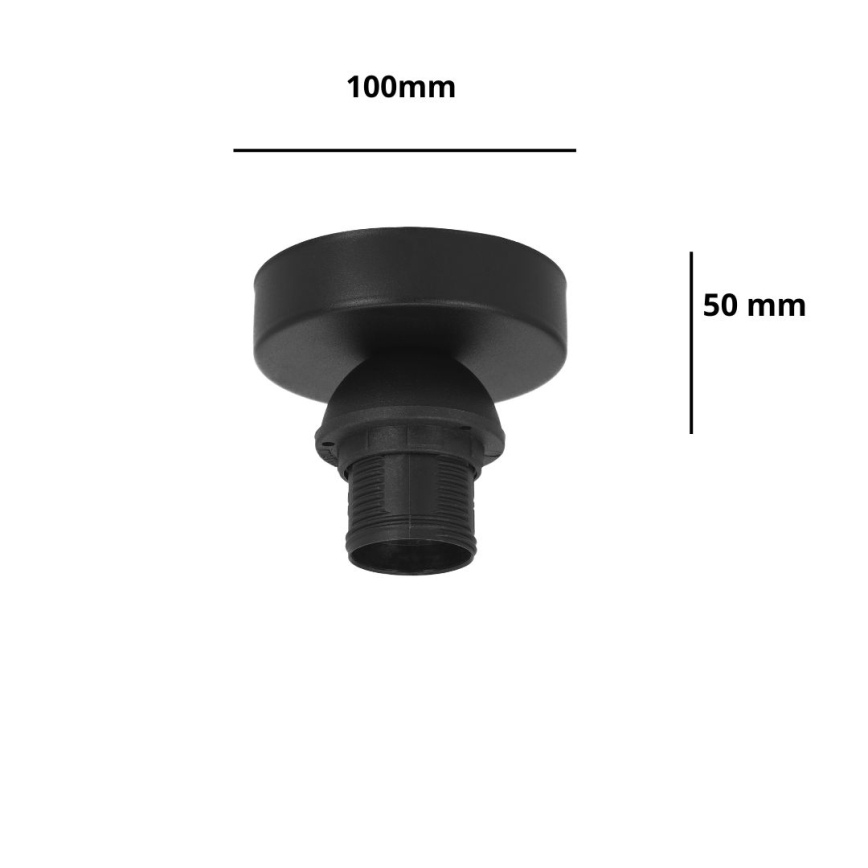 Brilagi - Plafonieră PARTY 1xE27/60W/230V Ø 10 cm neagră