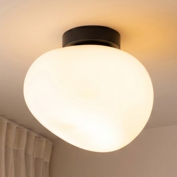 BRILAGI - Plafonieră PEBBLES 1xE27/40W/230V Ø 20 cm neagră