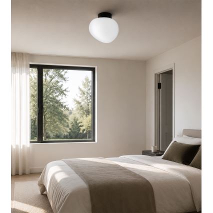 BRILAGI - Plafonieră PEBBLES 1xE27/40W/230V Ø 20 cm neagră