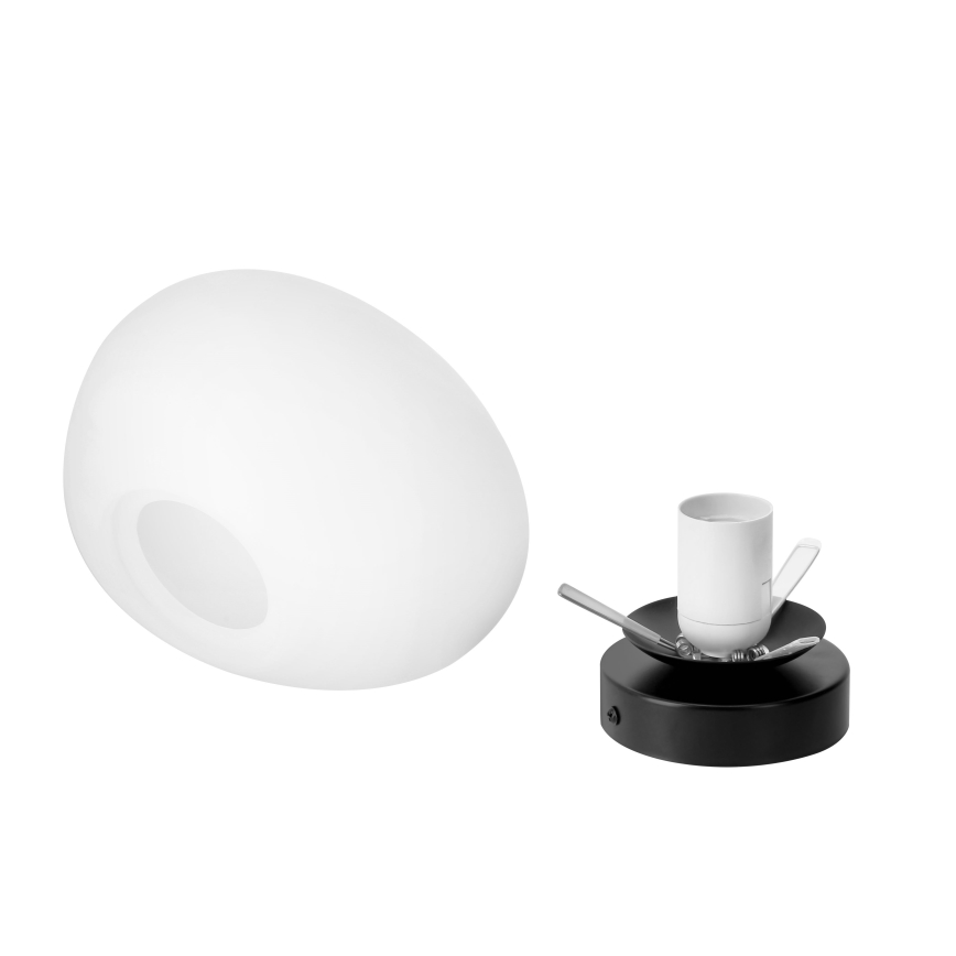 BRILAGI - Plafonieră PEBBLES 1xE27/40W/230V Ø 20 cm neagră