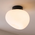 BRILAGI - Plafonieră PEBBLES 1xE27/40W/230V Ø 30 cm neagră