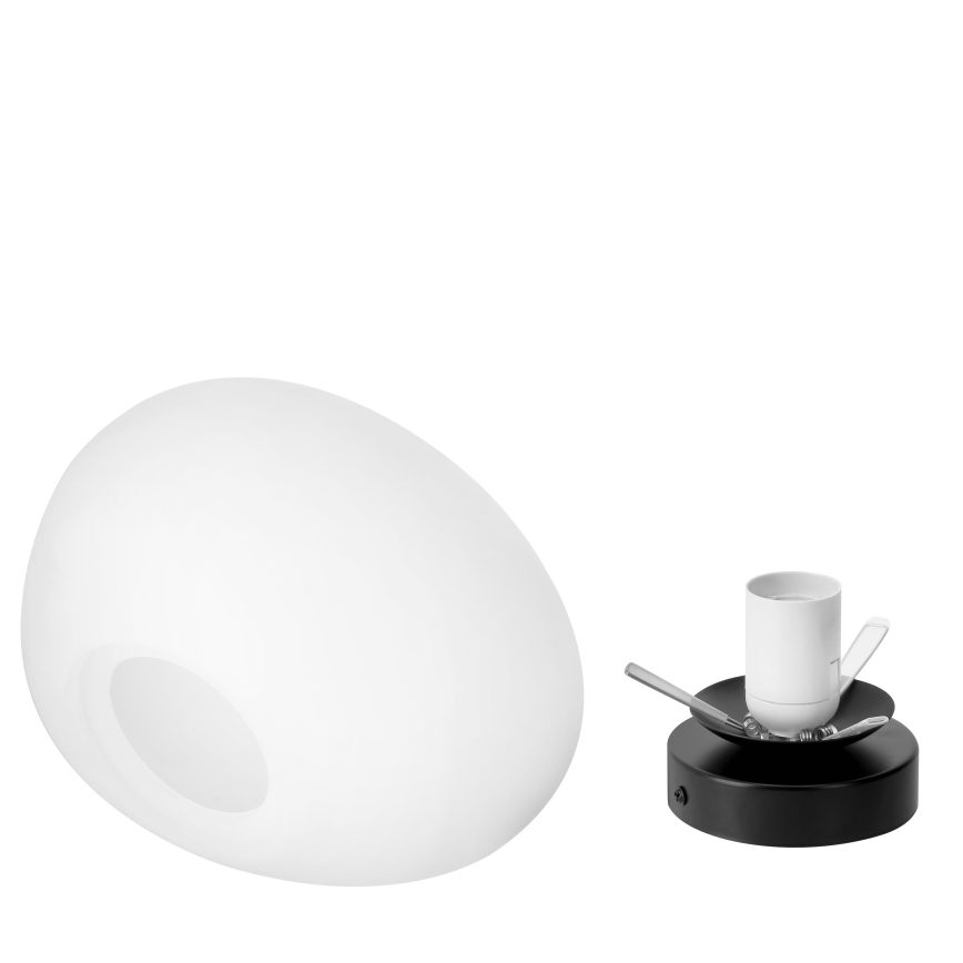 BRILAGI - Plafonieră PEBBLES 1xE27/40W/230V Ø 30 cm neagră