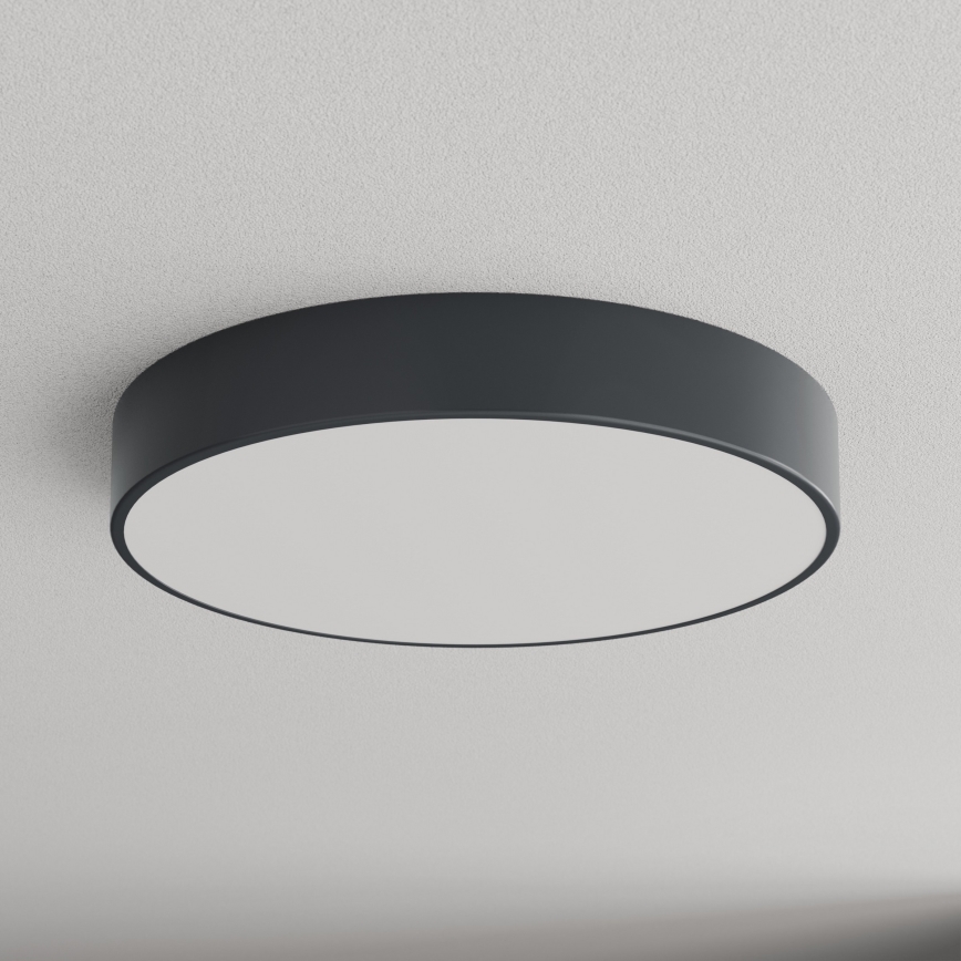 Brilagi - Plafonieră pentru baie CLARE 4xE27/24W/230V Ø 50 cm antracit IP54