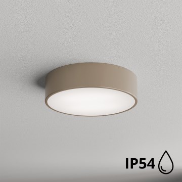 Brilagi - Plafonieră pentru baie cu senzor CLARE 2xE27/24W/230V diam. 30 cm IP54 bej