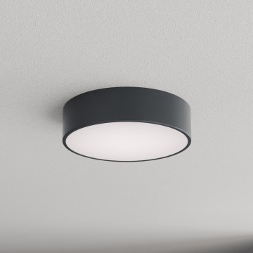 Brilagi - Plafonieră pentru baie cu senzor de mișcare și de amurg CLARE 2xE27/24W/230V Ø 30 cm antracit IP54