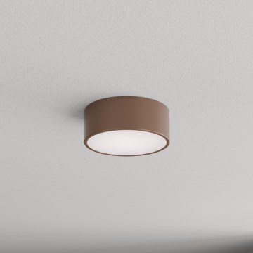 Brilagi - Plafonieră pentru baie cu senzor de mișcare și senzor crepuscular CLARE 1xE27/24W/230V Ø 20 cm maro IP54